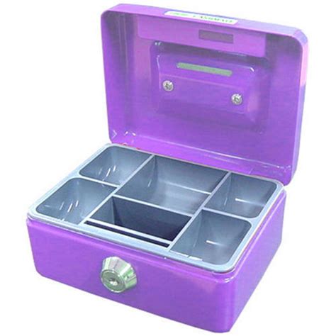 purple metal cash box|Purple Cash Box .